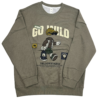 Sudadera Cuello Redondo, Estilo Urbano, 100% Algodon