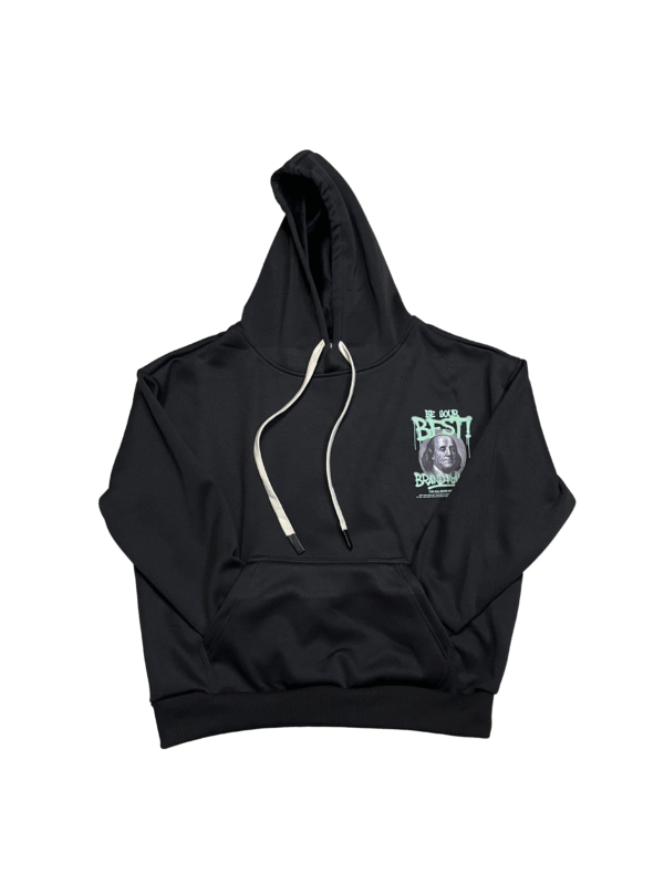 HSPP4-Hoodie StreetWear-Estampado Dolar-100% Algodón Ultra Premium