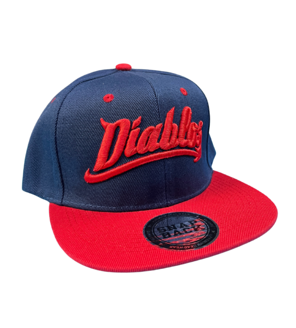 Gorra de los DIABLOS Recta, ajustable, Estilo Urbano para adulto