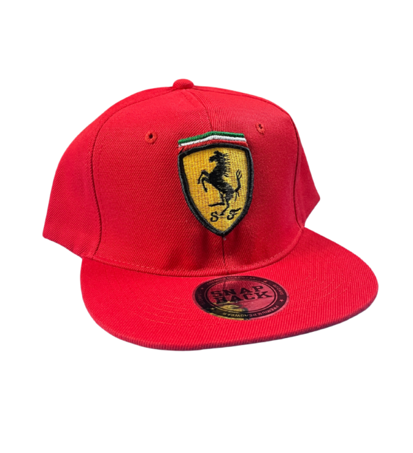 Gorra Ferrari Recta Ajustable – Estilo Urbano para Adulto