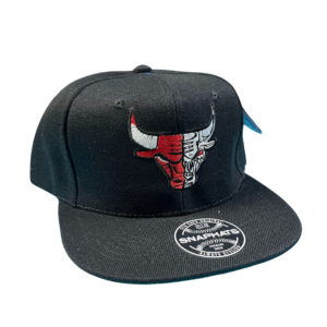 Gorra de Chicago Bulls Recta, ajustable, Estilo Urbano para adulto