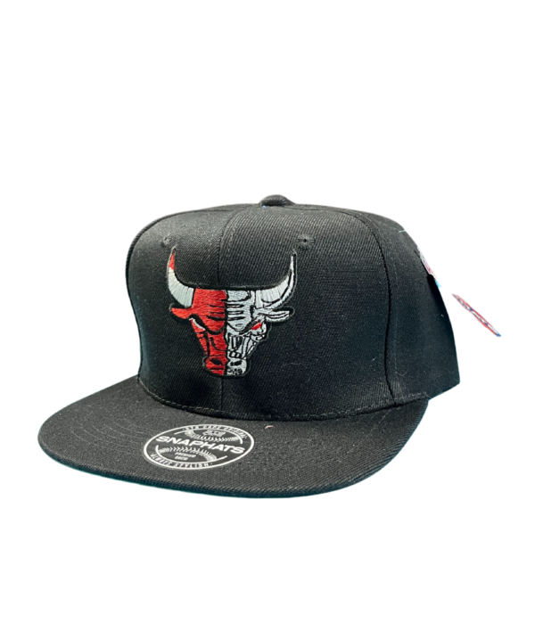 Gorra de Chicago Bulls Recta, ajustable, Estilo Urbano para adulto
