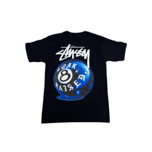 P004-Playera Cuello Redondo-StreetWear-Stussy Bola 8-Calidad Premium