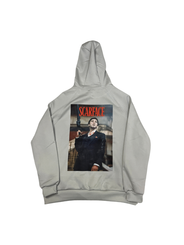 HSPP1-Hoodie StreetWear-Estampado Tony Montana 100% Algodon Ultra Premium