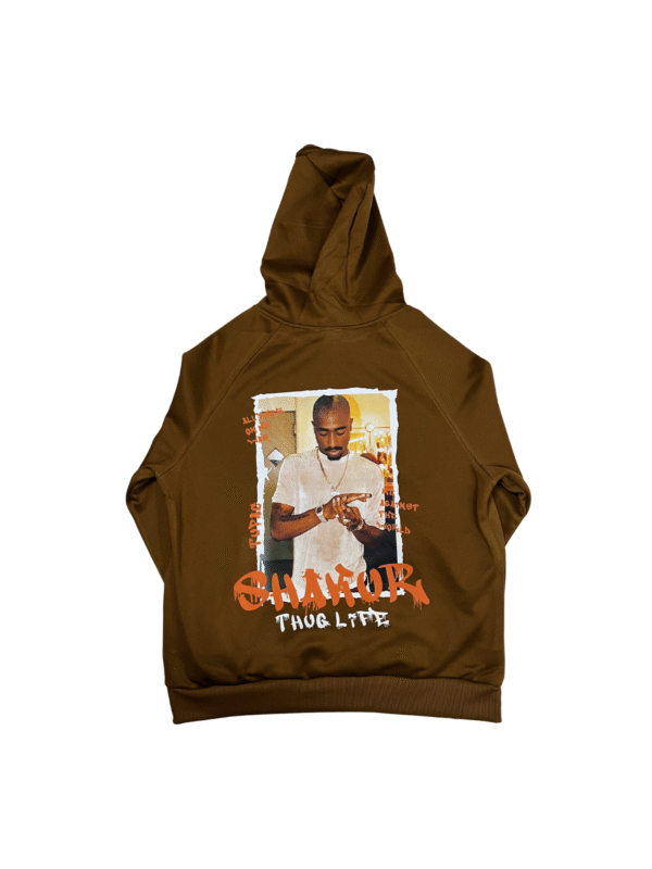 HSPP2-Hoodie StreetWear-Estampado TUPAC-100% Algodon Ultra Premium