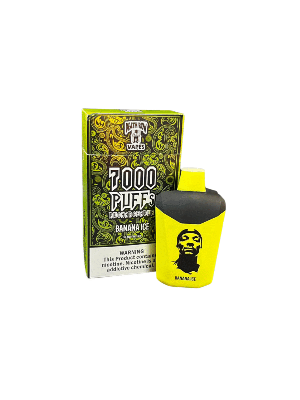 Death Row Vapes Puff 7000 – BANANA ICE