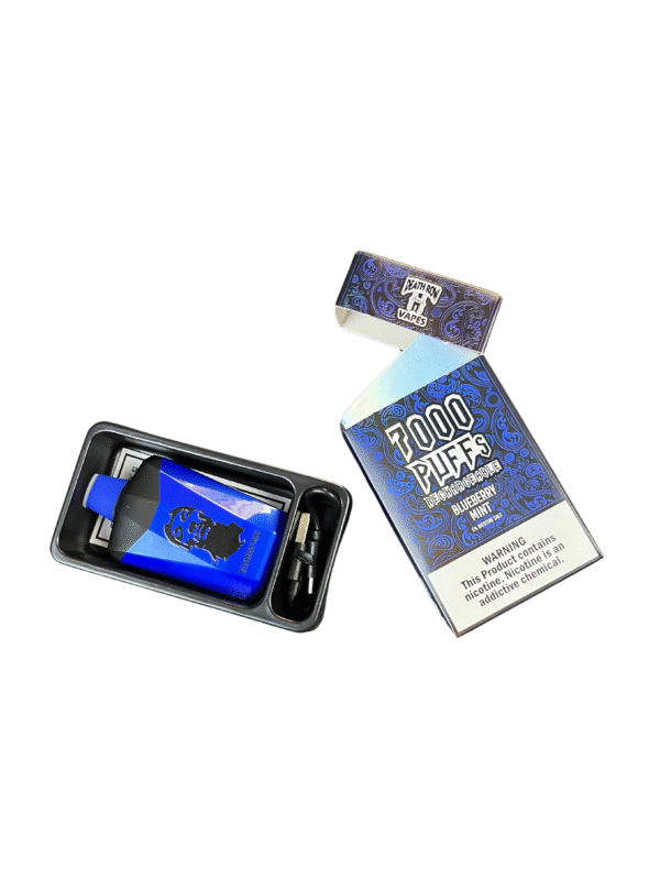 Death Row Vapes Puff 7000 – BLUBERRY MINT