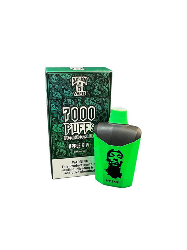 Death Row Vapes Puff 7000 – Apple Kiwi