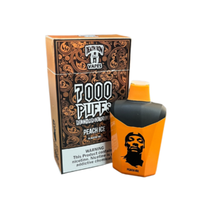 Death Row Vapes Puff 7000 - PEACH ICE