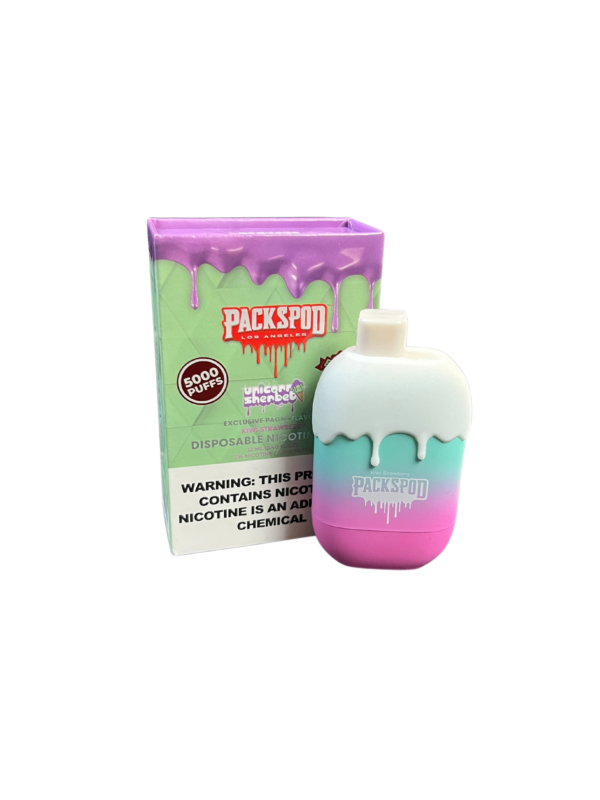PacksPod KIWI-STRAWBERRY | Vape Desechable 5000Puffs 5% Nicotina