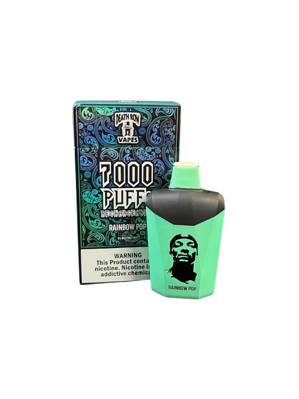 Death Row Vapes Puff 7000 – RAINWBOW POP
