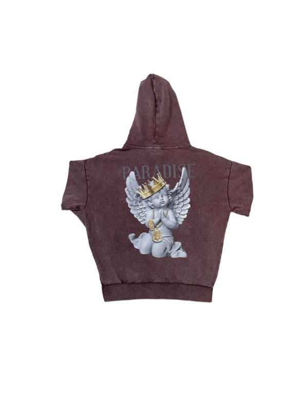 HDS002-Hoddie Deslavada StreetWear-Estampada-100% Algodón Ultra Premium