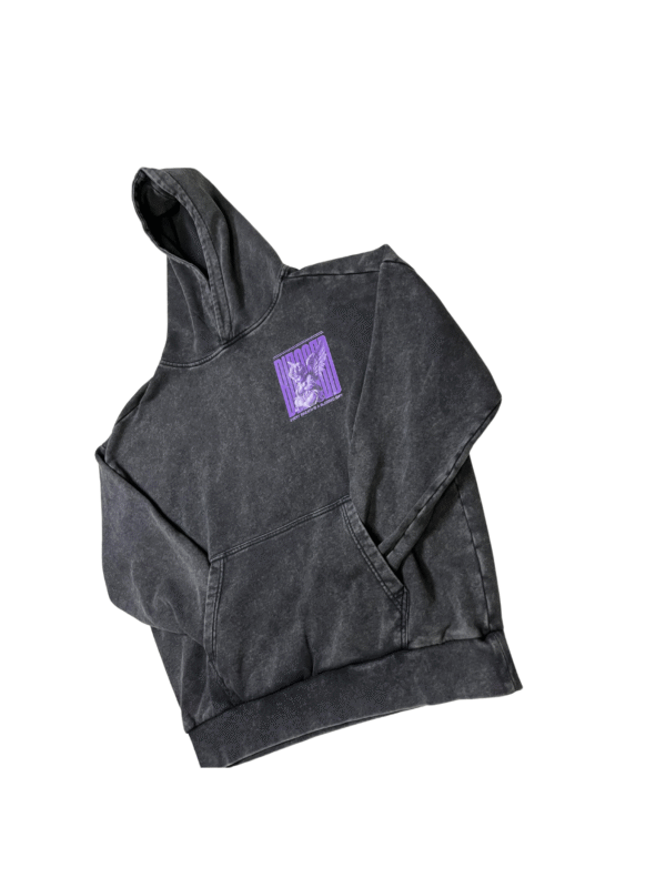 HDS001-Hoddie Deslavada StreetWear-Estampada-100% Algodón Ultra Premium