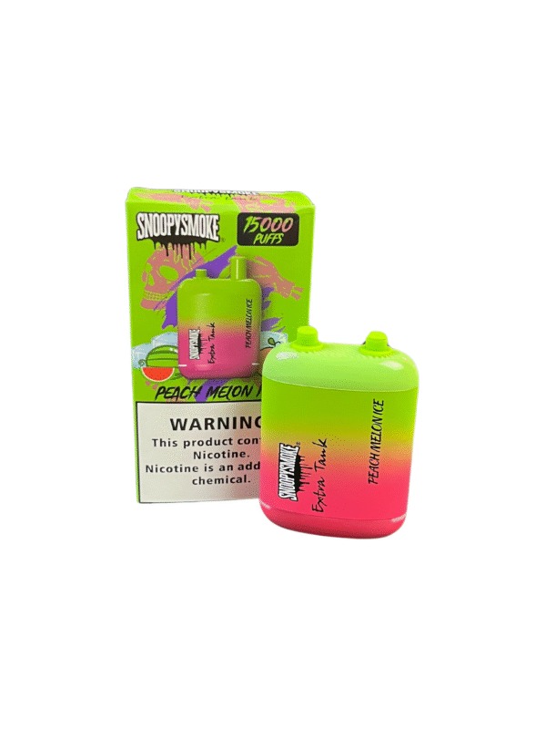 SnoopySmoke Disposable 15000 puffs-PEACH & MELON