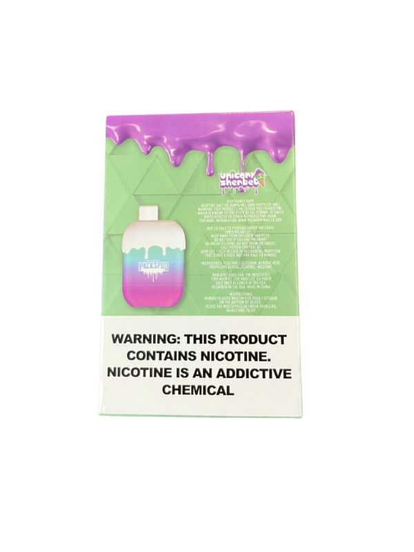PacksPod KIWI-STRAWBERRY | Vape Desechable 5000Puffs 5% Nicotina