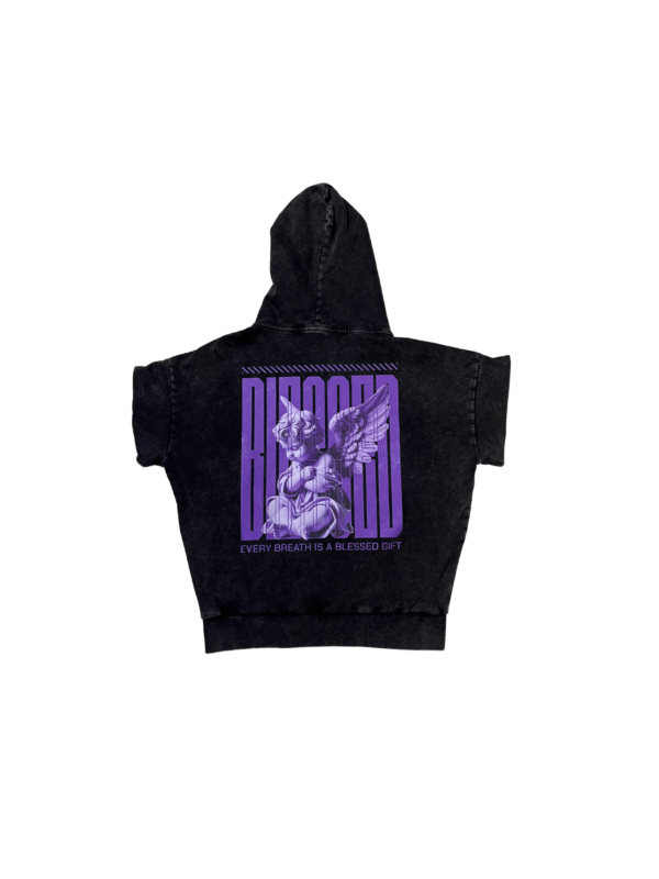 HDS001-Hoddie Deslavada StreetWear-Estampada-100% Algodón Ultra Premium