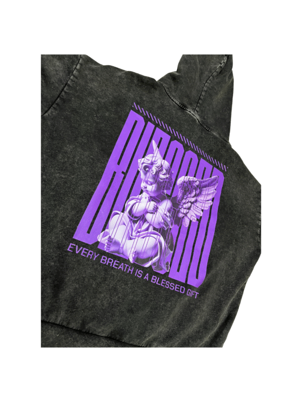 HDS001-Hoddie Deslavada StreetWear-Estampada-100% Algodón Ultra Premium