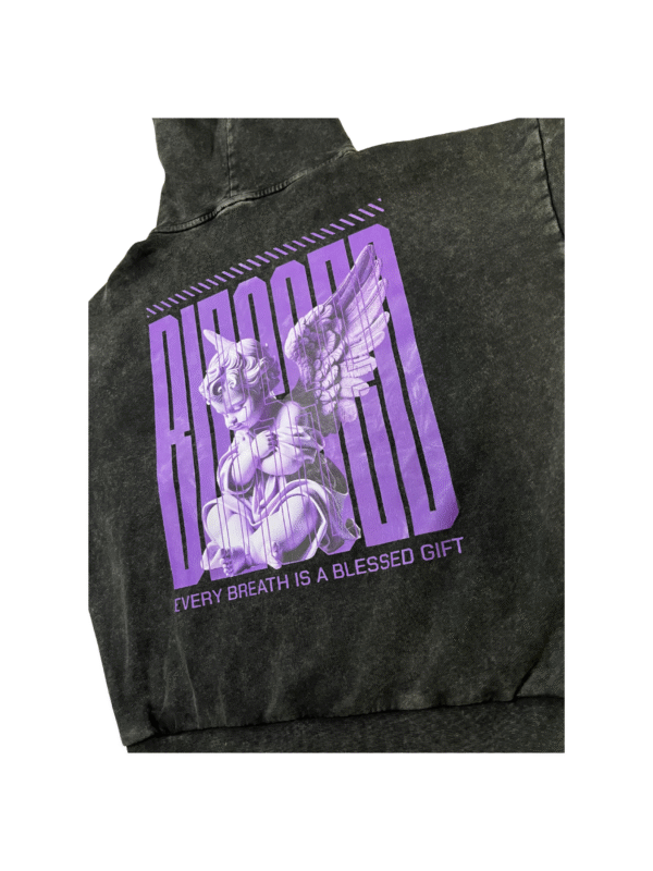 HDS001-Hoddie Deslavada StreetWear-Estampada-100% Algodón Ultra Premium
