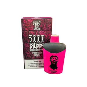 Death Row Vapes Puff 7000 – STRAWBERRY & BANANA