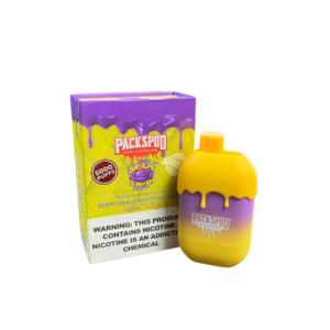 PacksPod GRAPE SWISH | Vape Desechable 5000Puffs 5% Nicotina