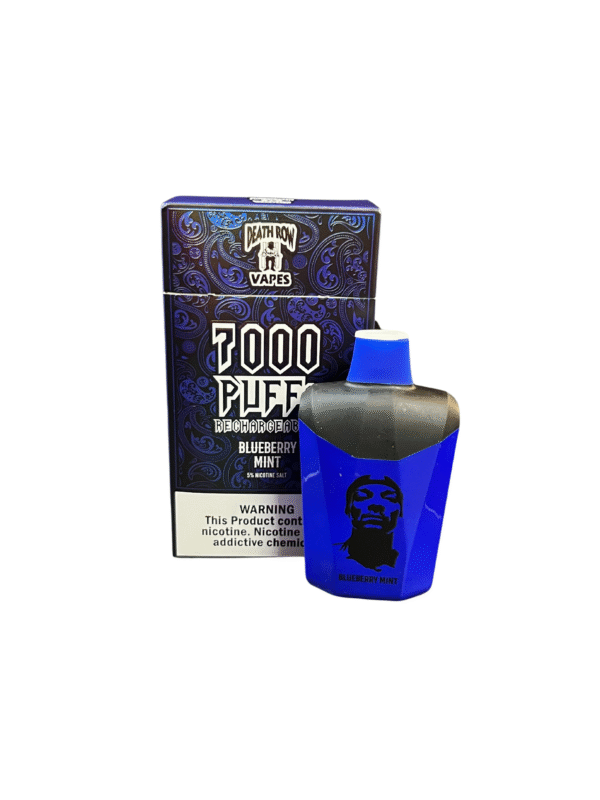 Death Row Vapes Puff 7000 – BLUBERRY MINT