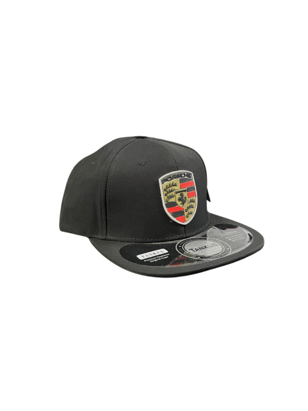 BG07-GORRA RECTA FERRARI-BROCHE AJUSTABLE-COLOR NEGRA