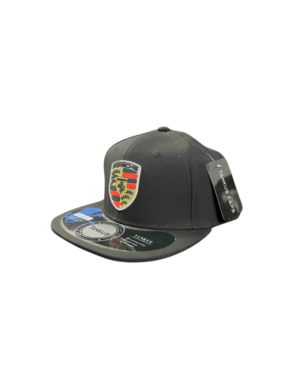 BG07-GORRA RECTA FERRARI-BROCHE AJUSTABLE-COLOR NEGRA