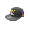 CGP02-GORRA RECTA ONE PIECE-BROCHE AJUSTABLE-COLOR NEGRA