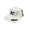 AGGP01-GORRA DE GAMUSA BLANCA L.A-STREETWEAR
