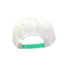 BG01-Gorra de L.A Recta-Broche Ajustable-Color Blanco & Verde Agua-Streetwear