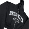 SCDCC03-Sudadera Corta-BROOKLYN- de Dama con Cierre-Tipo ombliguera-Con Capucha-100% Algodon