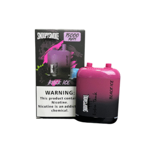SnoopySmoke Disposable 15000 puffs-BLACK ICE (Helado Negro)