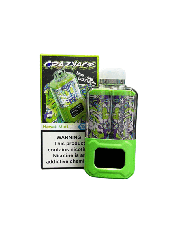 Crazyace 15K PUFFS-HAWAII MINT (Menta Hawuaina)