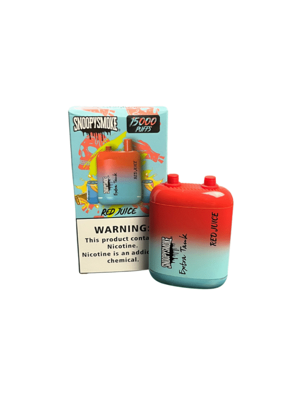 SnoopySmoke Disposable 15000 puffs-RED JUICE (Jugo rojo)