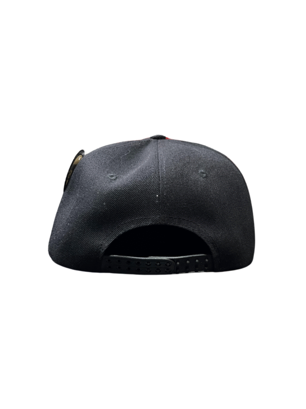 BG22-GORRA DE A OAKLAND ATHLETICS-SNAPBACK-BROCHE AJUSTABLE-COLOR NEGRO-STREETWEAR