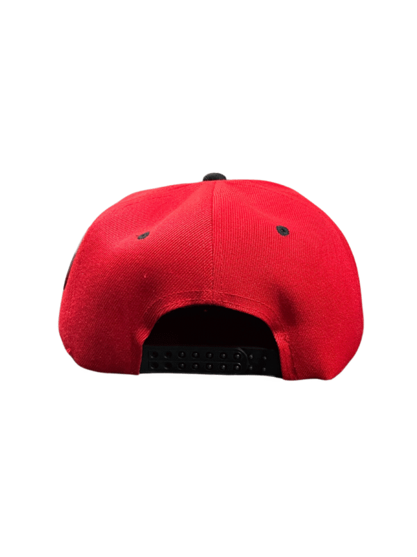 BG14-GORRA DE NEW YORK-SNAPBACK-BROCHE AJUSTABLE-COLOR ROJO/NEGRO-STREETWEAR