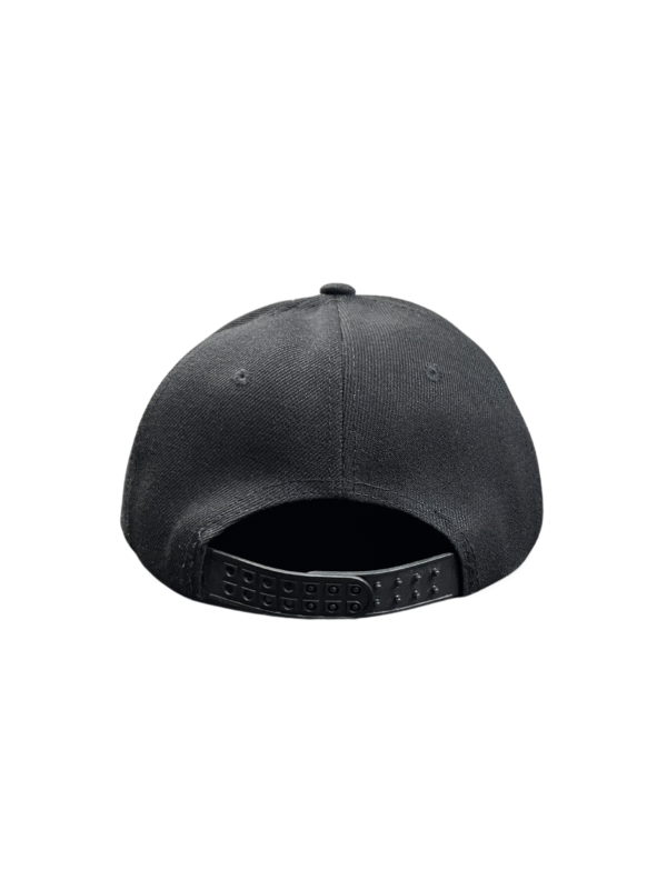 BG10-GORRA DE TRAKAS HDSPM-SNAPBACK-BROCHE AJUSTABLE-COLOR NEGRO/ROJO-STREETWEAR
