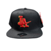 BG16-GORRA DE L.A-SNAPBACK-BROCHE AJUSTABLE-COLOR NEGRO-STREETWEAR