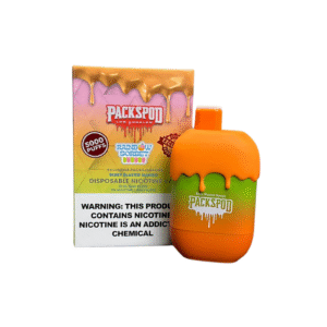 PacksPod-Vape Desechable 5000Puffs 5% Nicotina-BERRY BLASTED MANGO (Cereza Negra Helado)