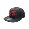 BG10-GORRA DE TRAKAS HDSPM-SNAPBACK-BROCHE AJUSTABLE-COLOR NEGRO/ROJO-STREETWEAR
