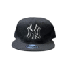 BG24-GORRA DE N.Y-SNAPBACK-BROCHE AJUSTABLE-COLOR NEGRO-STREETWEAR