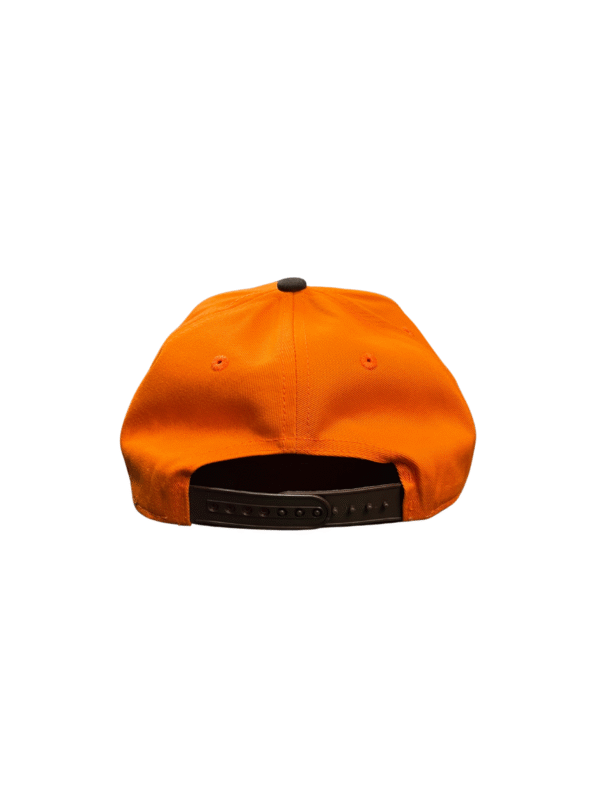 AAD01-GORRA DE L.A-SNAPBACK-BROCHE AJUSTABLE-COLOR NARANJA/CAFE-STREETWEAR