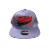 AAD03-GORRA DE CT-SNAPBACK-BROCHE AJUSTABLE-COLOR GRISASEO -STREETWEAR