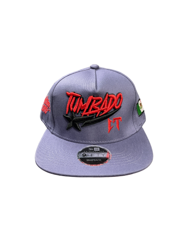 AAD03-GORRA DE CT-SNAPBACK-BROCHE AJUSTABLE-COLOR GRISASEO -STREETWEAR