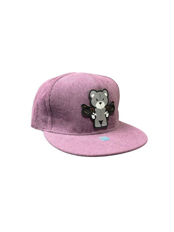 CGP05-GORRA DE OSITO D&G-SNAPBACK-BROCHE AJUSTABLE-COLOR TERRACOTA-STREETWEAR