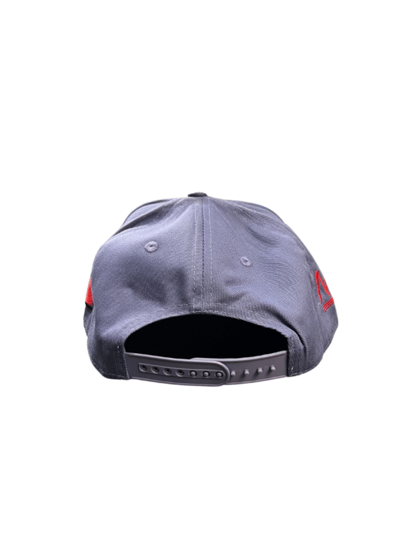 AAD03-GORRA DE CT-SNAPBACK-BROCHE AJUSTABLE-COLOR GRISASEO -STREETWEAR