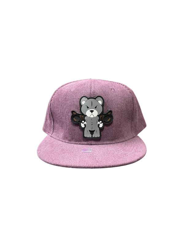 CGP05-GORRA DE OSITO D&G-SNAPBACK-BROCHE AJUSTABLE-COLOR TERRACOTA-STREETWEAR
