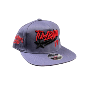 AAD03-GORRA DE CT-SNAPBACK-BROCHE AJUSTABLE-COLOR GRISASEO -STREETWEAR