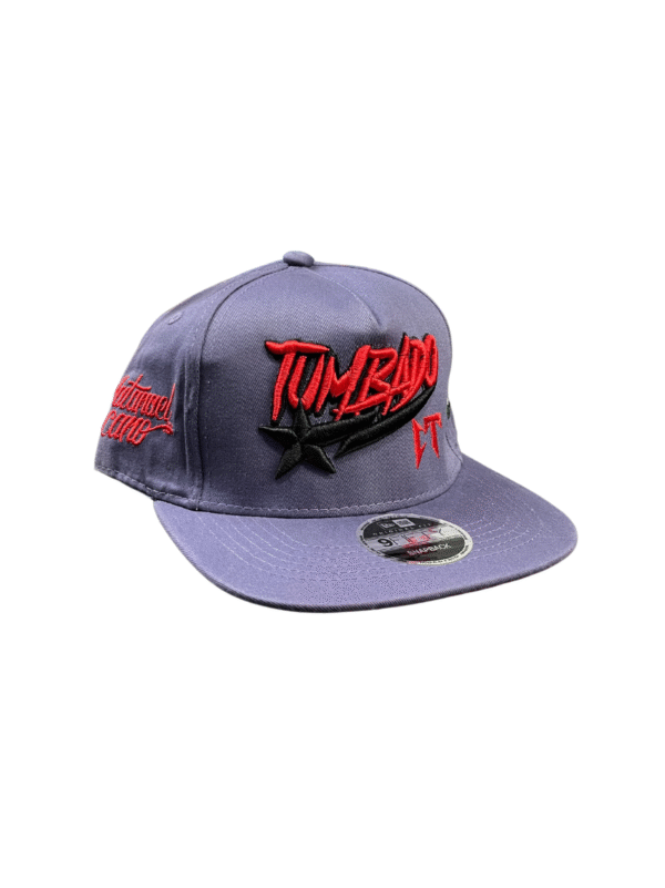 AAD03-GORRA DE CT-SNAPBACK-BROCHE AJUSTABLE-COLOR GRISASEO -STREETWEAR