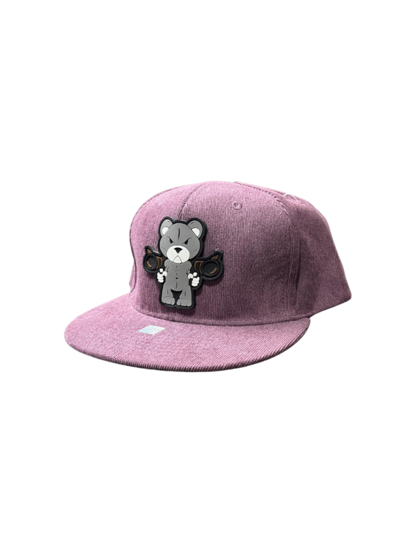 CGP05-GORRA DE OSITO D&G-SNAPBACK-BROCHE AJUSTABLE-COLOR TERRACOTA-STREETWEAR